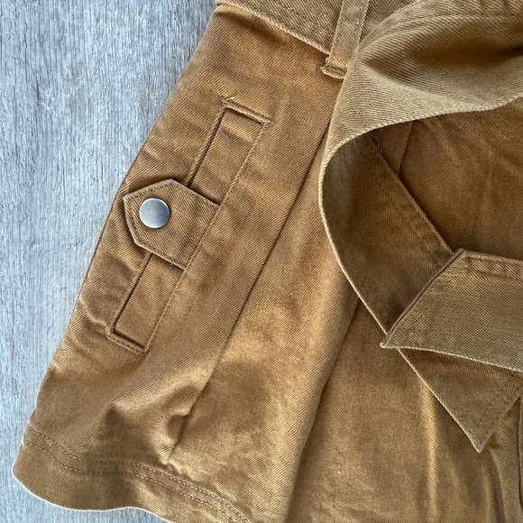 TLGA Self Trouser High Rise Shorts with Belt - Picture 2 of 6